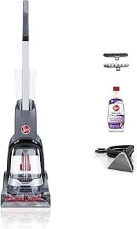 PowerDash Compact Carpet Cleaner Machine, Upright Portable Rug Shampooer Washer, Included Solution, Easy to Carry, 800W, 5.5kg, 3 Year Warranty - CDCW-PDME