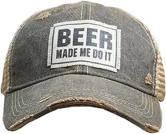 VINTAGE LIFE Distressed Washed Fun Baseball Trucker Mesh Cap