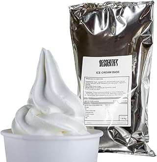 Classic Ice Cream Powder Mix 1.6Kg - Luxury Soft Serve - Superior Creamy Taste - Use Commercially Or at Home - Up to 128 Servings (6)