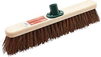ProDec 18" Natural Palmyra Fibre Stiff Sweeping Broom Head for Outdoor Sweeping