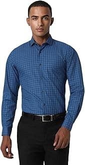 Peter England Men's Checks Shirts