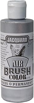 Jacquard Metallic Airbrush Color, 4 oz., Metallic Silver