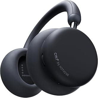 Headphone Pro Active Noise Canceling Wireless Headphones Bluetooth 5.4 Over The Ear Headset, 50H ANC Playtime, Bass&Treble Slider, Custom EQ&Spatial Audio, Hi-Res LDAC, Dark Grey