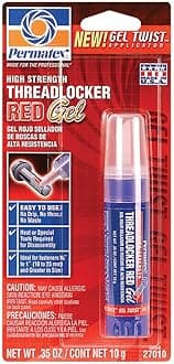 27010 High Strength Threadlocker Red Gel Twist, 10 g