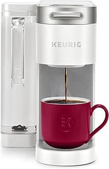 K-Supreme Single Serve K-Cup Pod Coffee Maker, MultiStream Technology, 4 Brew Sizes, 66oz Dual-Position Removable Reservoir, White
