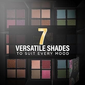 FACESCANADA 4 IN 1 Quad Eyeshadow Powder Palette - Idyllic Nudes 01 Multicolor, 4.8g | Shimmer & Matte Shades | Satin Finish Eye Shadow Quartet| Intense Pigment | Long Lasting | Vit E Enriched Vegan