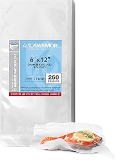 Vacuum Sealer Bags 6x12 Inch 250 Pack