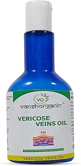 Vanshorganic Varicose Veins Massage Oil, 100ml, Ayurvedic, Deep Penetration for Varicose Veins