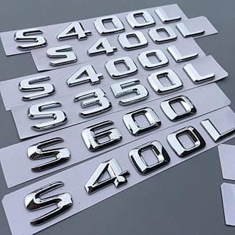 For Mercedes Benz S Class Maybach S300L S320L S350L S400L S450L S500L S600L S560 S680 4MATIC, Car Rear Trunk Letters Emblem Badge