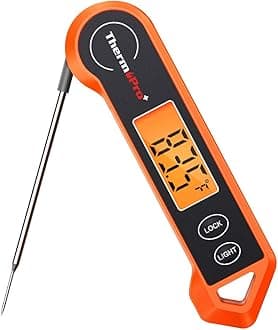 ThermoPro TP19H Digital Meat Thermometer for Cooking with Ambidextrous Backlit and Motion Sensing Kitchen Cooking Food Thermometer for BBQ Grill Smoker Oil Fry Candy Instant Read
