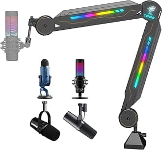 TONOR Mic Arm RGB Light Microphone TONOR T90