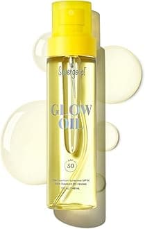 Glow Oil - 5 fl oz - SPF 50 PA++++ Vitamin E Body Oil + Broad Spectrum Sunscreen Protection - With Marigold, Meadowfoam & Grape Seed Extracts