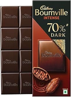 - Bournville Rich Cocoa 70% Dark Chocolate Bar, 75 Gm