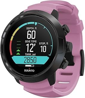 D5 Dive Computer with Color Screen and Exchangeable Straps, Wildberry