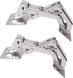 JinBoCheng Cabinet Hinges,2pcs 170 Degree Hinges Soft Close Hinge Hydraulic F...
