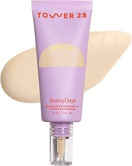 Beauty SunnyDays SPF 30 Tinted Mineral Sunscreen For Sensitive Skin - 2-in-1 Facial Broad Spectrum UVA/UVB Protection + Foundation - Shade 10 LARCHMONT - Light with Yellow Undertones, 1 Fl Oz