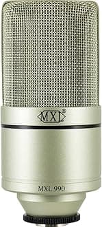 990 Condenser Microphone for Podcasting, Singing, Home Studio Recording, Gaming & Streaming | Detailed Sound | XLR | Large Diaphragm (Champagne)
