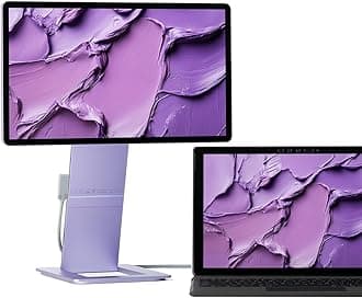 SOTSU FlipAction Touch 14" Premium Portable Monitor SFA14TCMG | FHD IPS Pivoting Dual Laptop Screen | Touchscreen for Cellphone, Gaming, and Travel | PC, Chrome, Android (‎Lilac Luxe Touch)