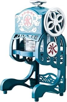 Electric Fluffy Shaved Ice Machine Small Home Snow Cone Maker Commercial Retro Ice Crusher Low Noise Operation