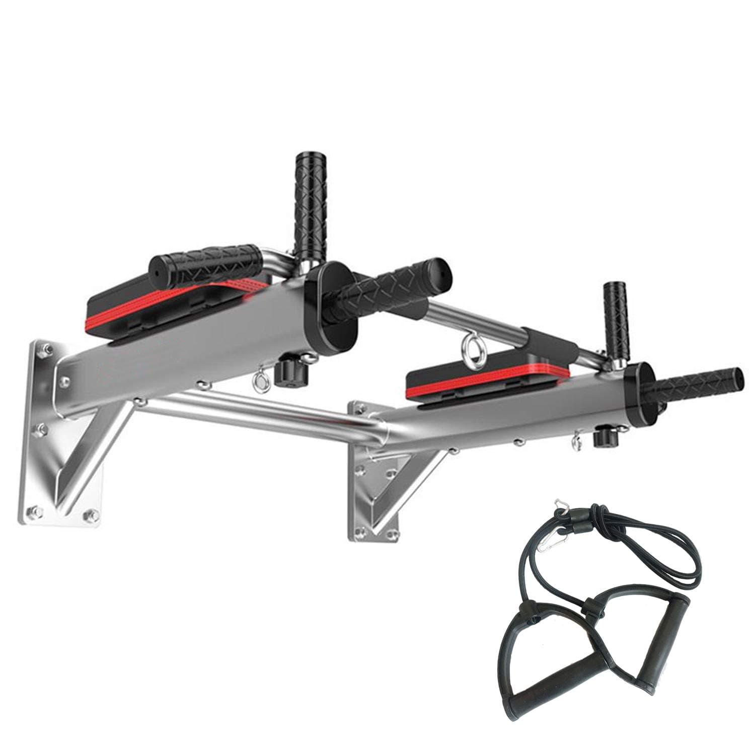 Multifunctionsal Pull Up Bars Wall Mounted - Chin Up Bar Pullup and Dip Bar Pull Up Machine for Home Gym and Fitness