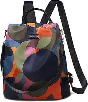 Waterproof Fashion Backpack Purse for Women Anti Theft Womens Classical Daypack Travel Nylon Oxford Shoulder Bag