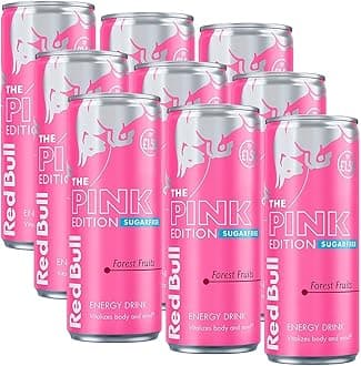 Red Bull Sugar Free Pink Edition Energy Drink with Forest Fruits Flavor, 250ml - Energize with Zero Sugar (9)