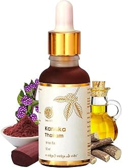 AVP Kanaka Thailam 10ml, Day Serum Helps reduce Pigmentations, Sun-Tan, UV Protection For Men and Women Infused with Beauty Berry and Sandalwood, Ayurvedic Herbal Face Oil,