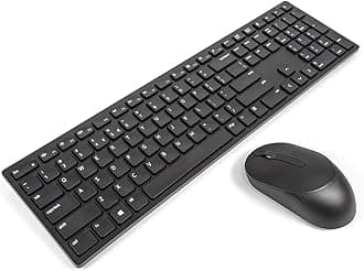 DELL KM5221W US/INTERNATIONAL ENGLISH Pro Wireless Keyboard & Mouse Combo Bundle, Black, US/INT English