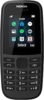 105 Single SIM Keypad Phone (2020) | Black