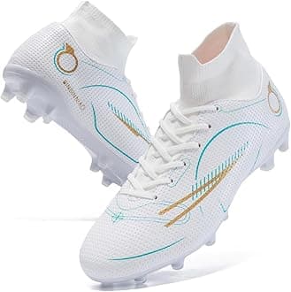 breooes Men’s Soccer Cleats Football Boots Professional Training Turf Mens Outdoor Indoor Sports Athletic Big Boy's Fashion Sneaker