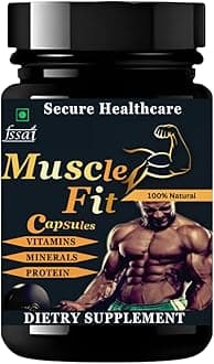 Muscle Fit Capsule | Gain Mass & Weight Gainer Capsule for Fast Weight & Muscle Gain | 30 Capsules