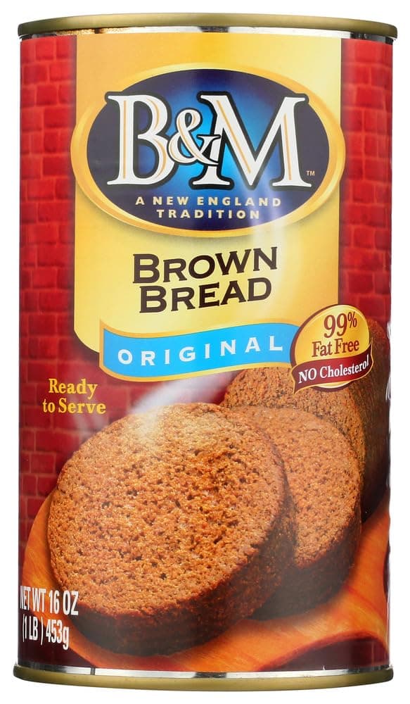 B & M Bread Brown Plain Pack of 2, Net WT 16 0z (1 LB) 453g