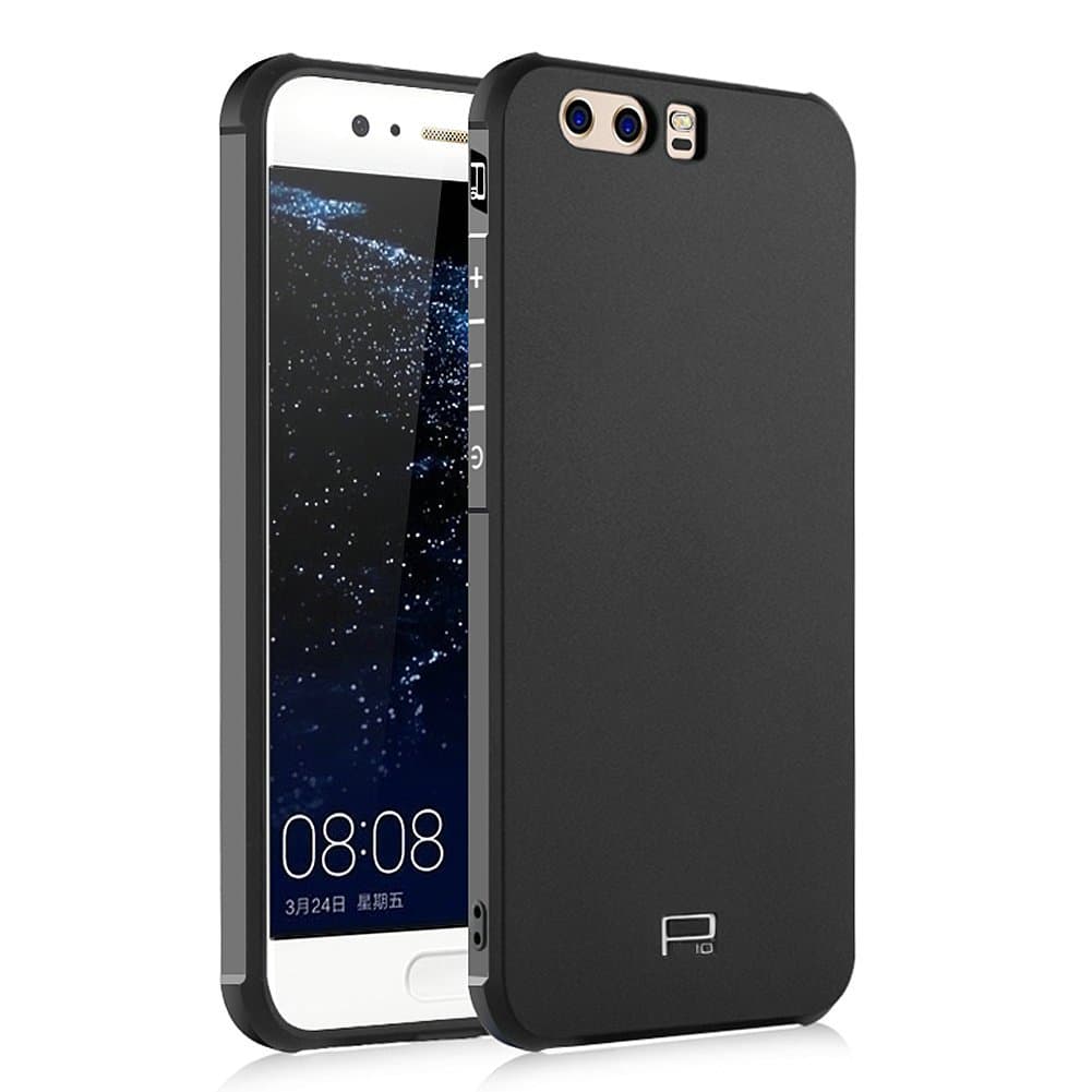 Hevaka Blade Huawei P10 Case - Soft Silicone TPU Shell Case Cover for Huawei P10 - Black
