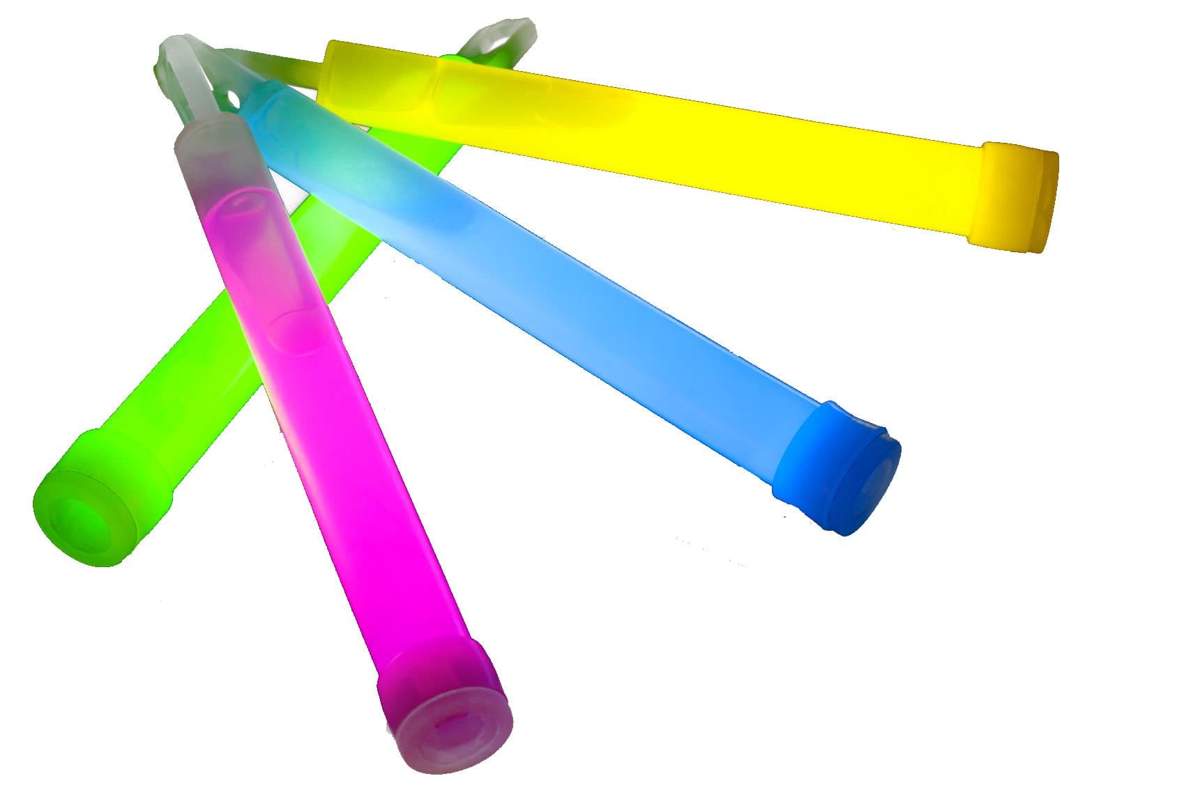 24 x 6 Inch Glow Sticks from GloSticks + String Lanyards