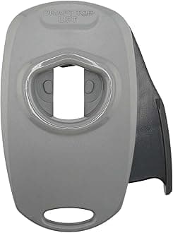 – Draft Top Universal Lift – As Seen on Shark Tank | Safe Topless Can Opener for Beer & Cocktails | Works on 7.5-19.2oz Cans | Smooth Edge Design | Ultimate Bar Tool (Black & Grey)