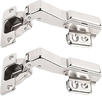 TamBee 45 Degree Cabinet Hinges - Kitchen Cupboard Corner Concealed Soft Close Doors for Cabinet, Wardrobe With Screws