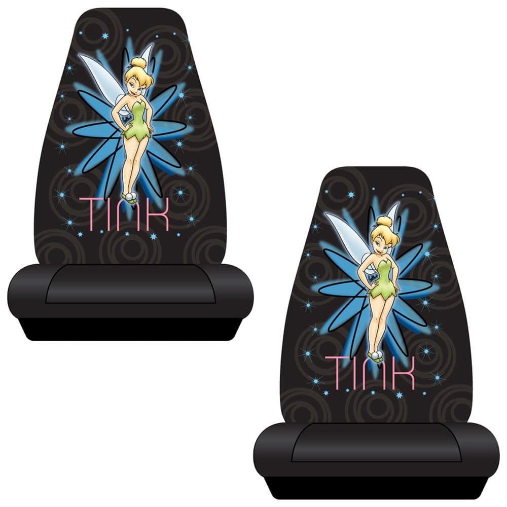 Tinkerbell Tink Pixie Power Seat Cover - One Pair