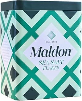 Sea Salt Gift Tin, Includes Maldon Original Sea Salt 250g and a Maldon Sea Salt Gift Tin - Soft and Crunchy Sea Salt Flakes - Perfect for a Wide Range of Dishes