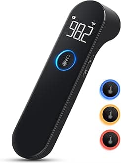 No-Touch Thermometer for Adults and Kids - Digital Baby Thermometer with Fever Alarm, Mute Mode, 35 Memories- Accurate, Gentle and Easy-to-Use for Infants and Elderly