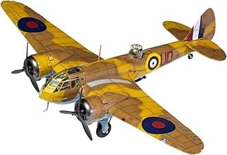 Model Airplane Kit - A09190 Bristol Blenheim Mk.I, Plastic Plane Kits for Adults & Kids, Skill Level 3, 1:48 Scale WW2 Military Aircraft - Real Aeroplane Models