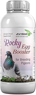 - Avishi Rocky Egg Booster for Pigeon Hens (1 LTR) Enhances Egg Quality, Shell Strength, and Laying Frequency, Nutrient-Rich Supplement for Healthy Pigeon Breeding