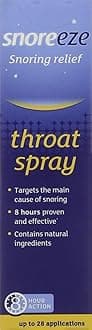 Snoreeze Snoring Relief Throat Spray 14 ml (Pack of 2)