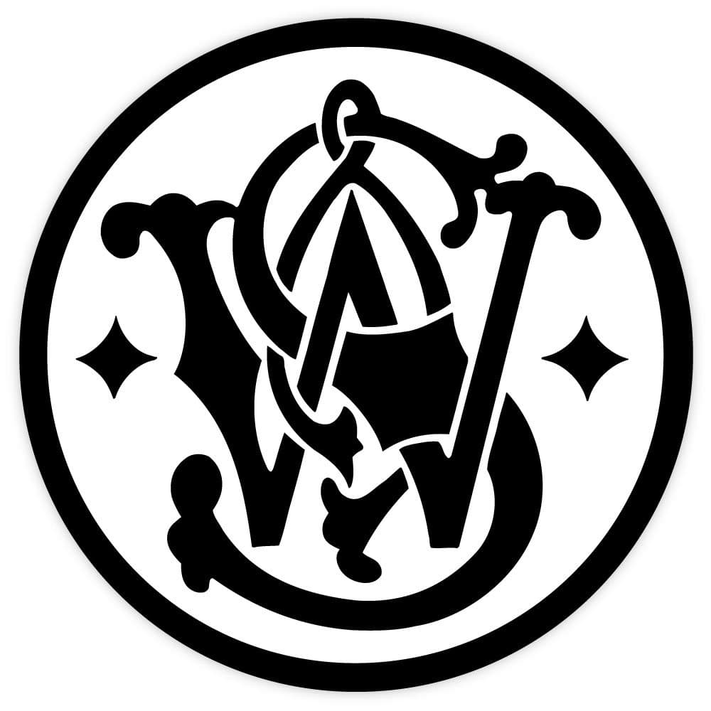 Smith and WESSON sticker decal 4" x 4"