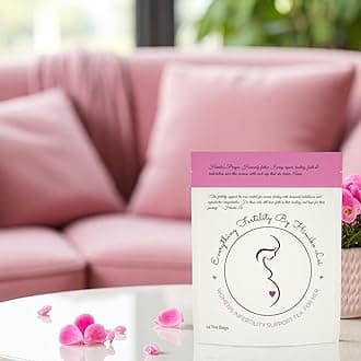 Everything Fertility By Himiko Lei Women's Fertility Support Tea for Ovary & Uterus Health, Conception, Hormonal Irregularities (2 Pack 14 Count Tea Bag) Packaging May Vary