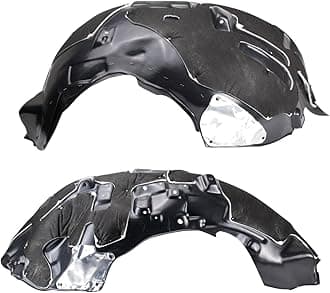 TRQ Inner Fender Liner Set Compatible with 2021 Ford F-150 FO1248214 FO1249214