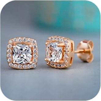 Diamond Earrings for Women 2025 Trendy 925 Silver Hypoallergenic Colorful Earrings Wedding Jewelry Birthday Gifts for Her