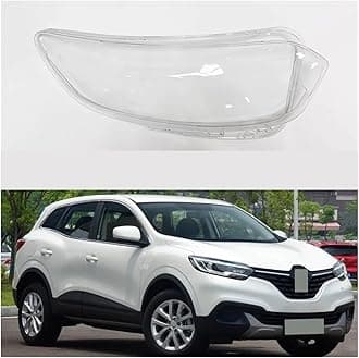 Car Headlight Cover for Renault/Kadjar 2016 2017, Headlight Lampshade Transparent Hoods Front Lamp Shell Assemblies Replacement,A/Right