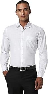 Peter EnglandMen's Solid Slim Fit Shirt