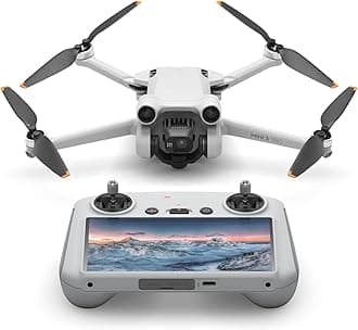 Mini 3 Pro (DJI RC), Mini Drone with 4K Video, 48MP Photo, 34 Mins Flight Time, Less than 249 g, Obstacle Sensing, Return to Home, FAA Remote ID Compliant, Drone with Camera for Adults