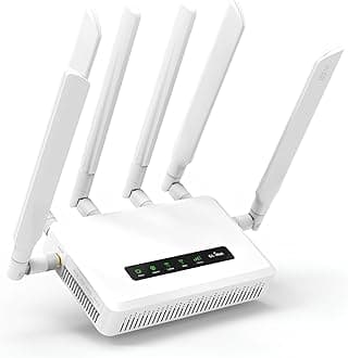 GL.iNet GL-X3000 (Spitz AX) 5G NR AX3000 Cellular Gateway Router, Wi-Fi 6, Detachable Antennas, Dual-SIM, RV, T-Mobile & AT&T IoT Device Certified